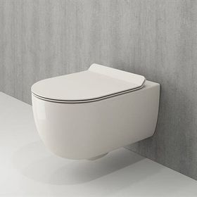Bocchi V-Tondo Rimless Kanalsız Parlak Bisküvi Asma Klozet