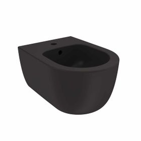Bocchi V-Tondo Rimless Mat Antrasit Gizli Taharet Girişli Asma Klozet