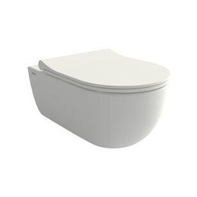 Bocchi V-Tondo Rimless Mat Beyaz Gizli Taharet Girişli Asma Klozet