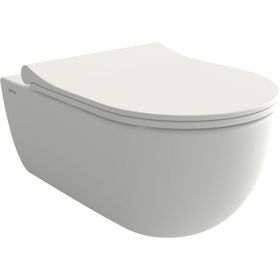 Bocchi V-Tondo Rimless Mat Beyaz Gizli Taharet Girişli Asma Klozet
