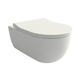 Bocchi V-Tondo Rimless Mat Beyaz Gizli Taharet Girişli Asma Klozet