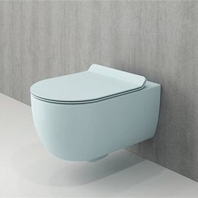 Bocchi V-tondo Rimless Mat Buz Mavisi Kanalsız Asma Klozet