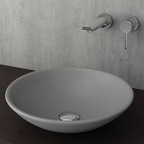 Bocchi Venezia 40 cm Çanak Mat Gri Lavabo