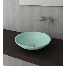 Bocchi Venezia 40 cm Çanak Mat Yeşil Lavabo