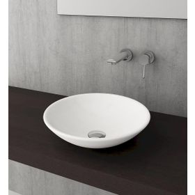 Bocchi Venezia 40 cm Çanak Parlak Beyaz Lavabo