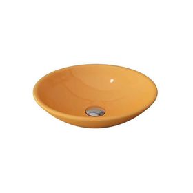 Bocchi Venezia 40 cm Çanak Parlak Mandalina Sarısı Lavabo