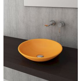 Bocchi Venezia 40 cm Çanak Parlak Mandalina Sarısı Lavabo