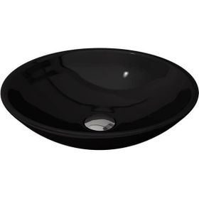 Bocchi Venezia 40 cm Çanak Parlak Siyah Lavabo