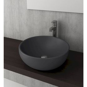 Bocchi Venezia 45 cm Çanak Mat Antrasit Lavabo