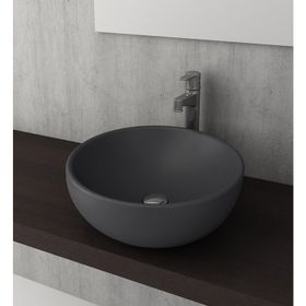 Bocchi Venezia 45 cm Çanak Mat Antrasit Lavabo