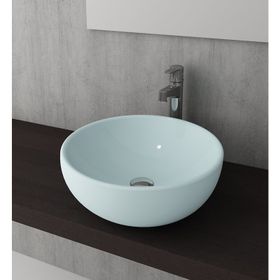 Bocchi Venezia 45 cm Çanak Mat Buz Mavisi Lavabo