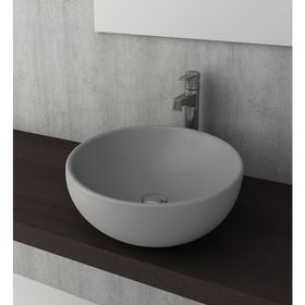 Bocchi Venezia 45 cm Çanak Mat Gri Lavabo