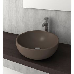 Bocchi Venezia 45 cm Çanak Mat Kahve Lavabo