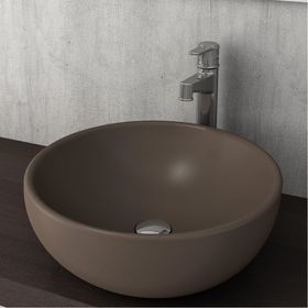 Bocchi Venezia 45 cm Çanak Mat Kahve Lavabo