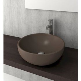 Bocchi Venezia 45 cm Çanak Mat Kahve Lavabo