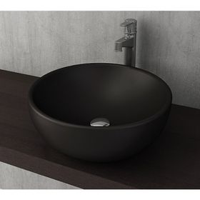Bocchi Venezia 45 cm Çanak Mat Siyah Lavabo