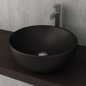 Bocchi Venezia 45 cm Çanak Mat Siyah Lavabo