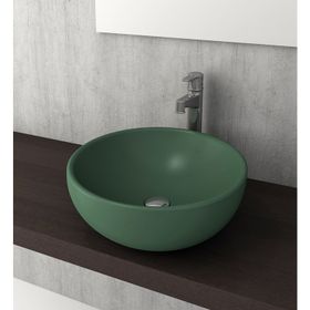 Bocchi Venezia 45 cm Çanak Mat Yeşil Lavabo