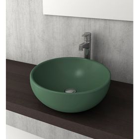 Bocchi Venezia 45 cm Çanak Mat Yeşil Lavabo