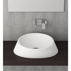 Bocchi Venezia 56 cm Çanak Mat Beyaz Lavabo