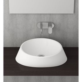 Bocchi Venezia 56 cm Çanak Mat Beyaz Lavabo