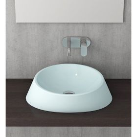 Bocchi Venezia 56 cm Çanak Mat Buz Mavisi Lavabo