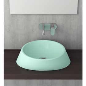 Bocchi Venezia 56 cm Çanak Mat Mint Yeşil Lavabo