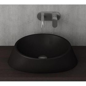Bocchi Venezia 56 cm Çanak Mat Siyah Lavabo