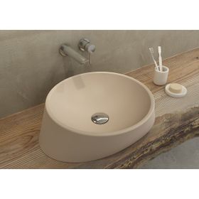 Bocchi Venezia 56 cm Çanak Parlak Bisküvi Lavabo