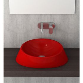 Bocchi Venezia 56 cm Çanak Parlak Kırmızı Lavabo