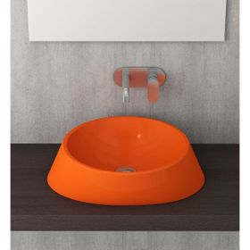 Bocchi Venezia 56 cm Çanak Parlak Turuncu Lavabo