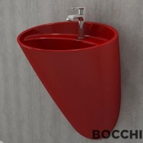 Bocchi Venezia Kırmızı Asma Monoblok Lavabo