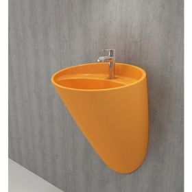 Bocchi Venezia Mandalina Sarısı Asma Monoblok Lavabo