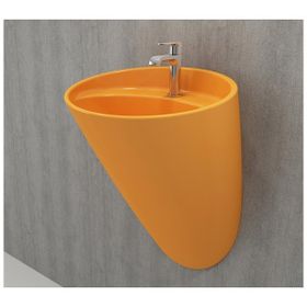 Bocchi Venezia Mandalina Sarısı Asma Monoblok Lavabo