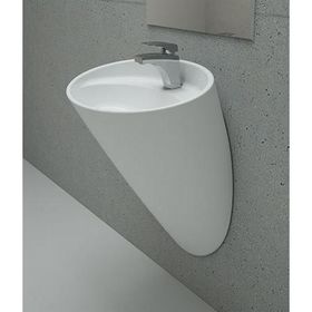 Bocchi Venezia Parlak Beyaz Asma Monoblok Lavabo