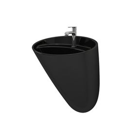 Bocchi Venezia Parlak Siyah Asma Monoblok Lavabo