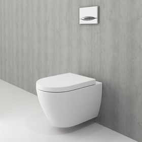 Bocchi Venezia Rimless Mat Beyaz Kanalsız Duvardan Asma Klozet