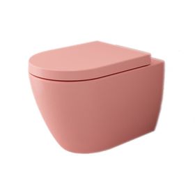 Bocchi Venezia Rimless Mat Somon Kanalsız Duvardan Asma Klozet