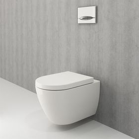 Bocchi Venezia Rimless Parlak Bisküvi Kanalsız Duvardan Asma Klozet