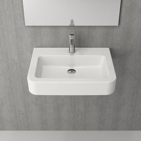 Bocchi Vento 1043-001-0126 65 cm Parlak Beyaz Lavabo