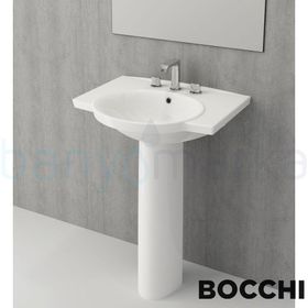 Bocchi Vento 1043-001-0126 65 cm Parlak Beyaz Lavabo