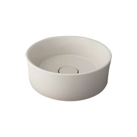 Bocchi Vessel 38 cm Parlak Bisküvi Yuvarlak Lavabo