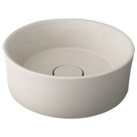 Bocchi Vessel 38 cm Parlak Bisküvi Yuvarlak Lavabo