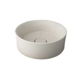 Bocchi Vessel 38 cm Parlak Bisküvi Yuvarlak Lavabo