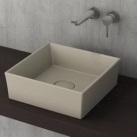 Bocchi Vessel 38x38 cm Kaşmir Kare Lavabo