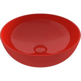 Bocchi Vessel 56x38 cm Parlak Kırmızı Tezgah Üstü Lavabo