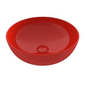 Bocchi Vessel 56x38 cm Parlak Kırmızı Tezgah Üstü Lavabo
