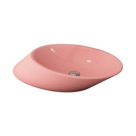 Bocchi Vessel 72 cm Batarya Banklı Mat Somon Çanak Lavabo