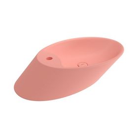 Bocchi Vessel 72 cm Batarya Banklı Mat Somon Çanak Lavabo