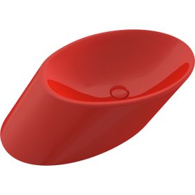 Bocchi Vessel 72 cm Batarya Banklı Parlak Kırmızı Çanak Lavabo